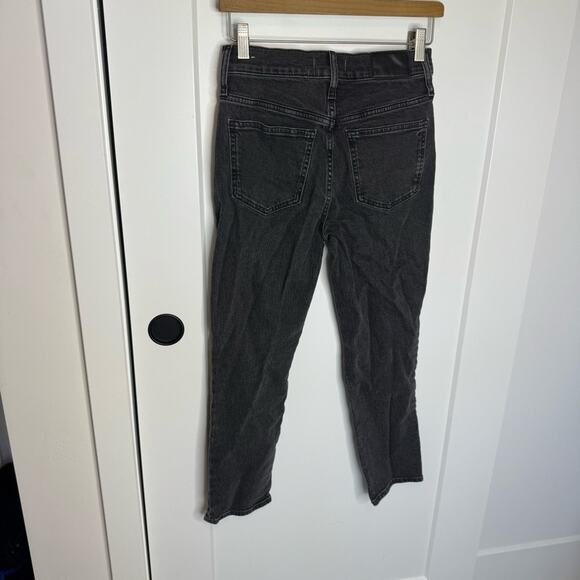 Madewell The Perfect Vintage Jean Black Wash Denim High Rise Size 25 Petite - Picture 4 of 7
